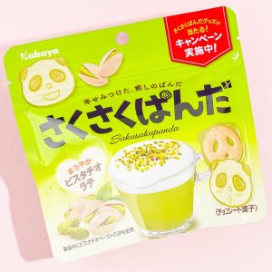 Saku Saku Panda Chocolate Biscuits – Pistachio Latte