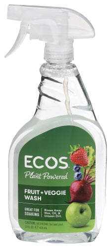 Ecos – Fruit & Veggie Wash, 22 oz – Pack of 6