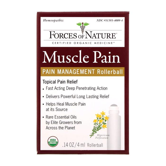 Forces of Nature – Muscle Pain Management (Rollerball), 0.14oz