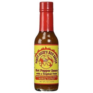 Dirty Dick’s Hot Pepper Sauce with a Tropical Twist