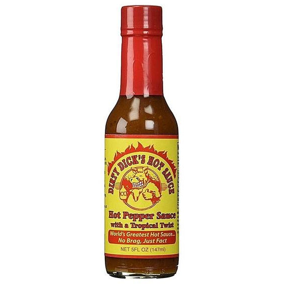 Dirty Dick’s Hot Pepper Sauce with a Tropical Twist
