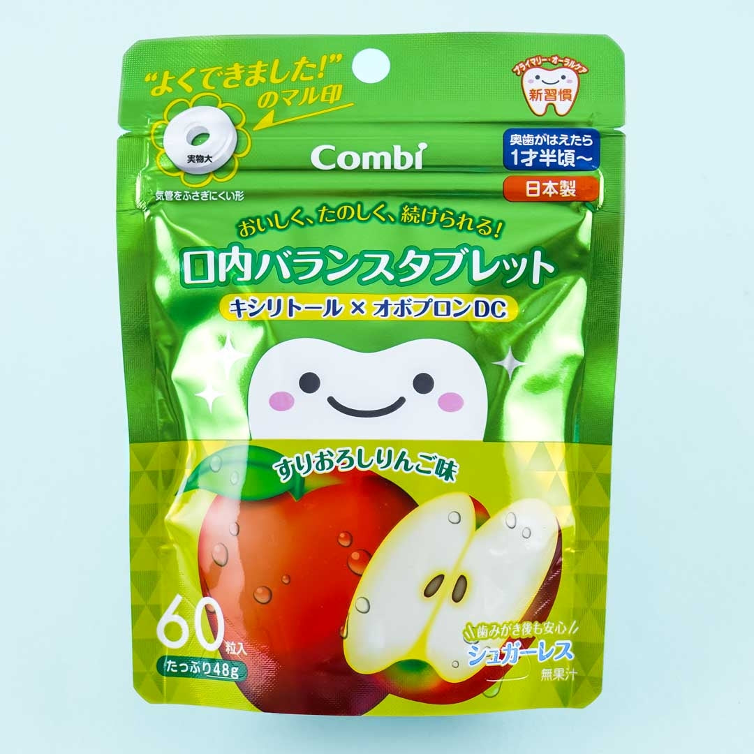 Combi Teteo Oral Balance Tablet Candy – Apple