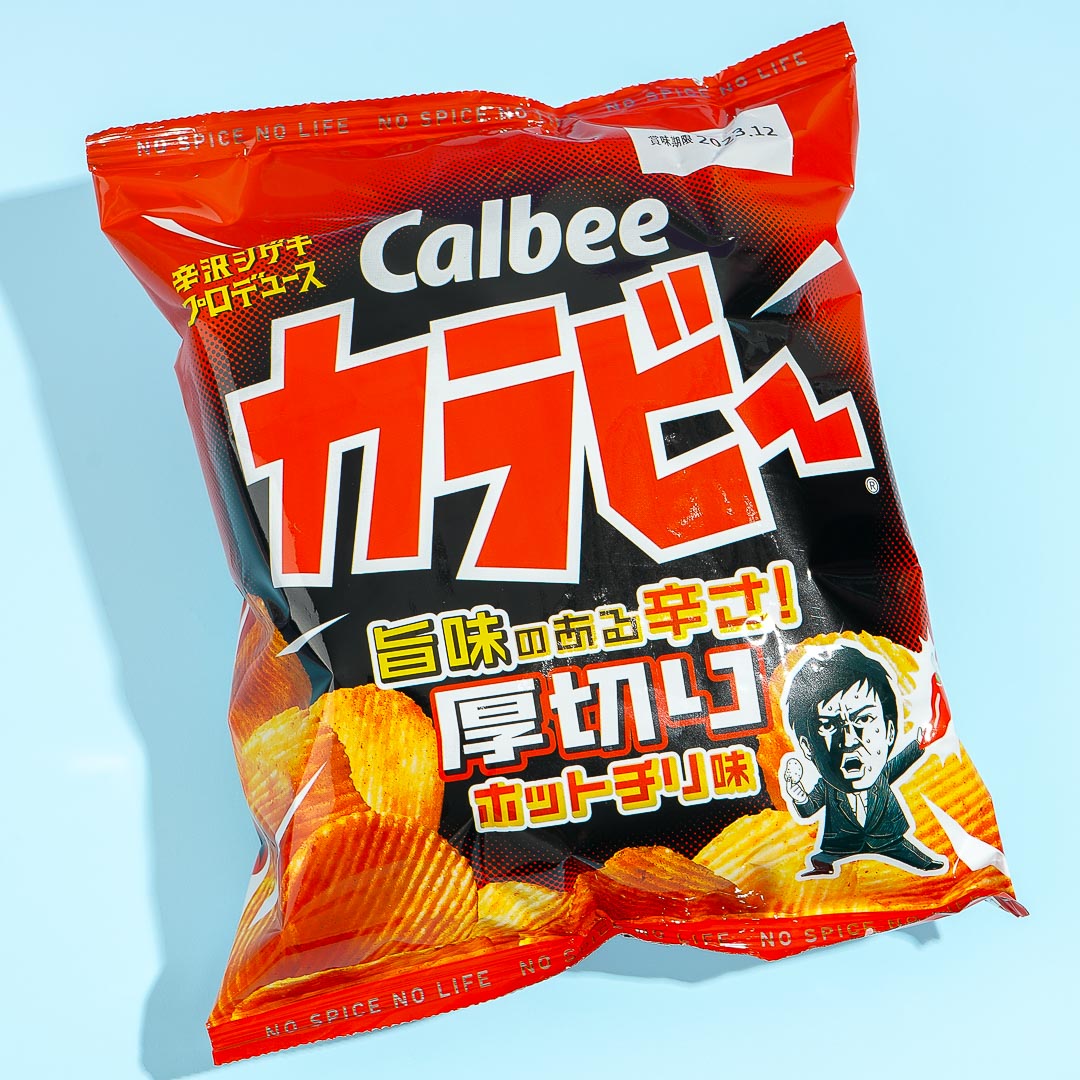 Calbee Thick Sliced Potato Chips – Hot Chili