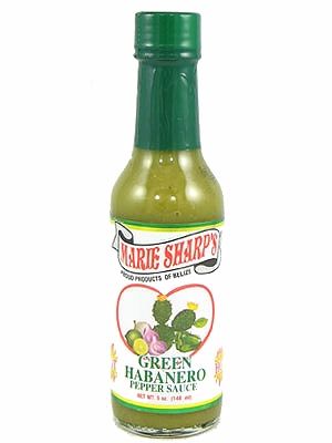 Marie Sharp’s Green Habanero with Prickly Pears, 5oz.