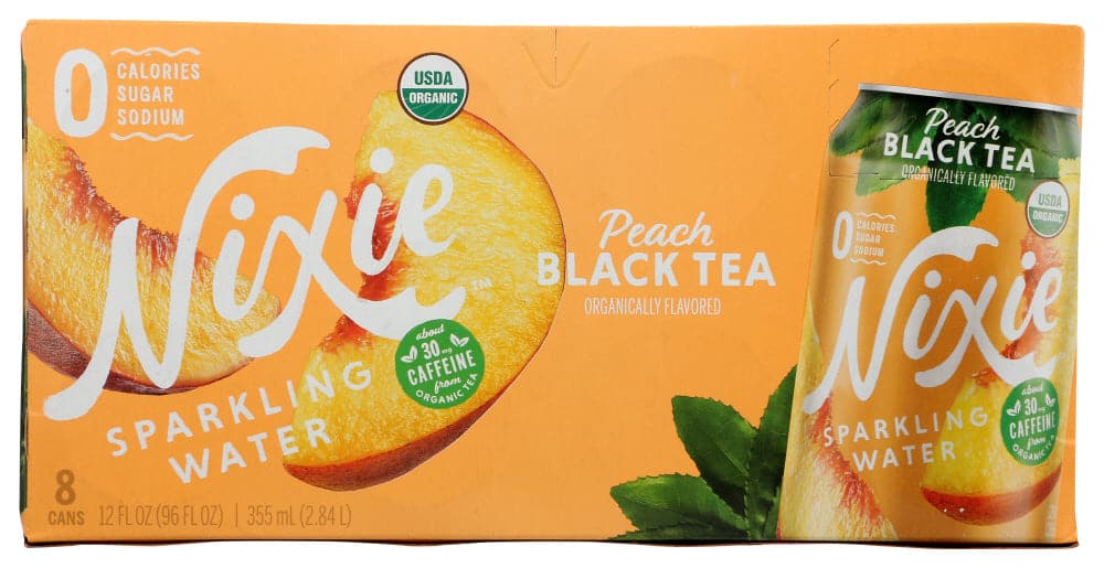 Nixie – Sparkling Water Peach, 12 oz | Pack of 3