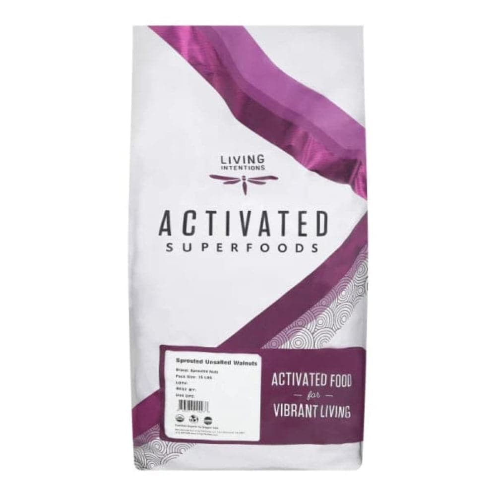 Living Intentions – Organic Sprouted Unslated Walnuts