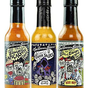 Torchbearer Zombie and Reaper Garlic Hot Sauce 3 Pack, 3/5oz.