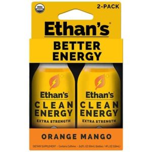Ethans – Shot Energy Extra Orange, 4 Floz (Pack of 1)