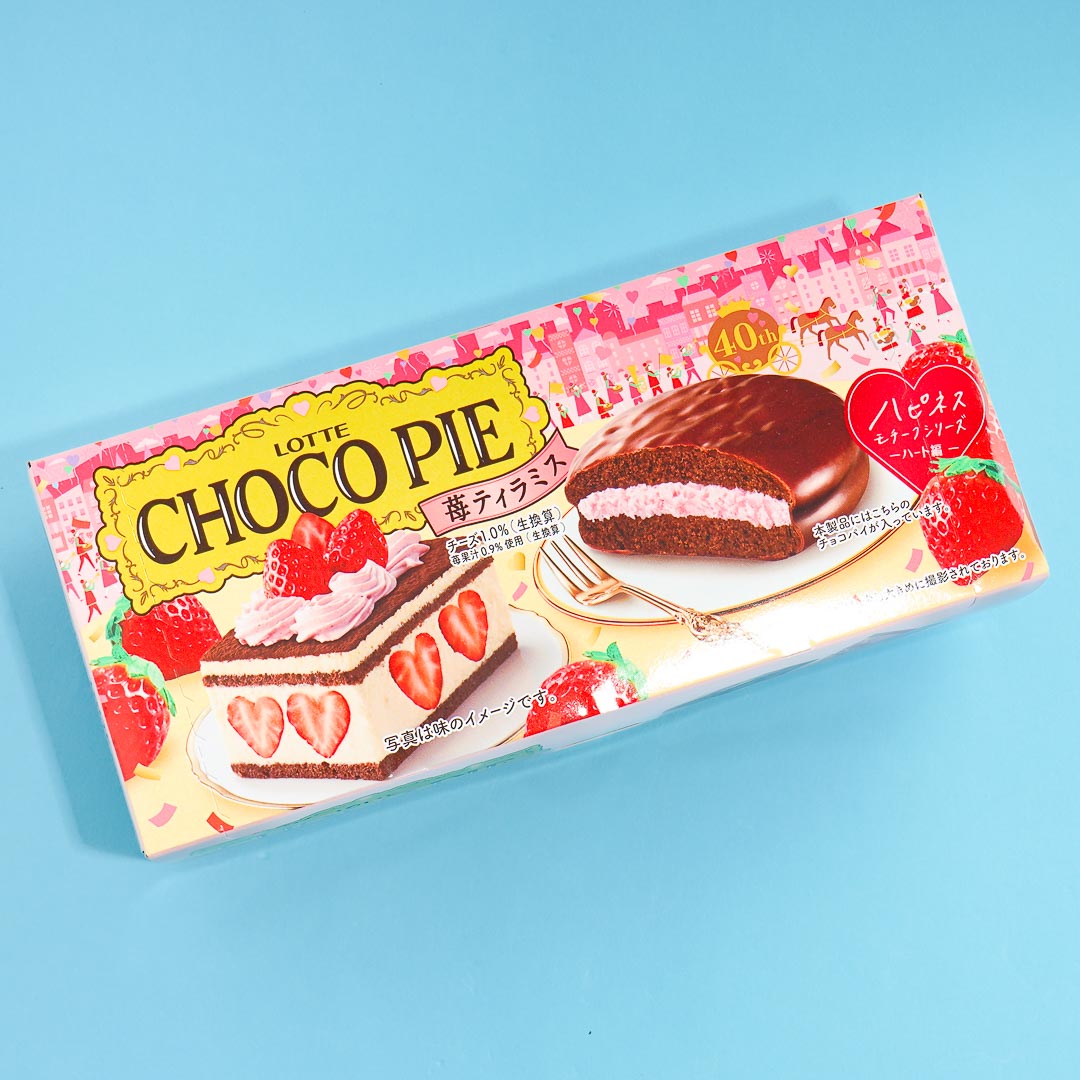 Lotte Happiness Motif Choco Pie – Strawberry Tiramisu
