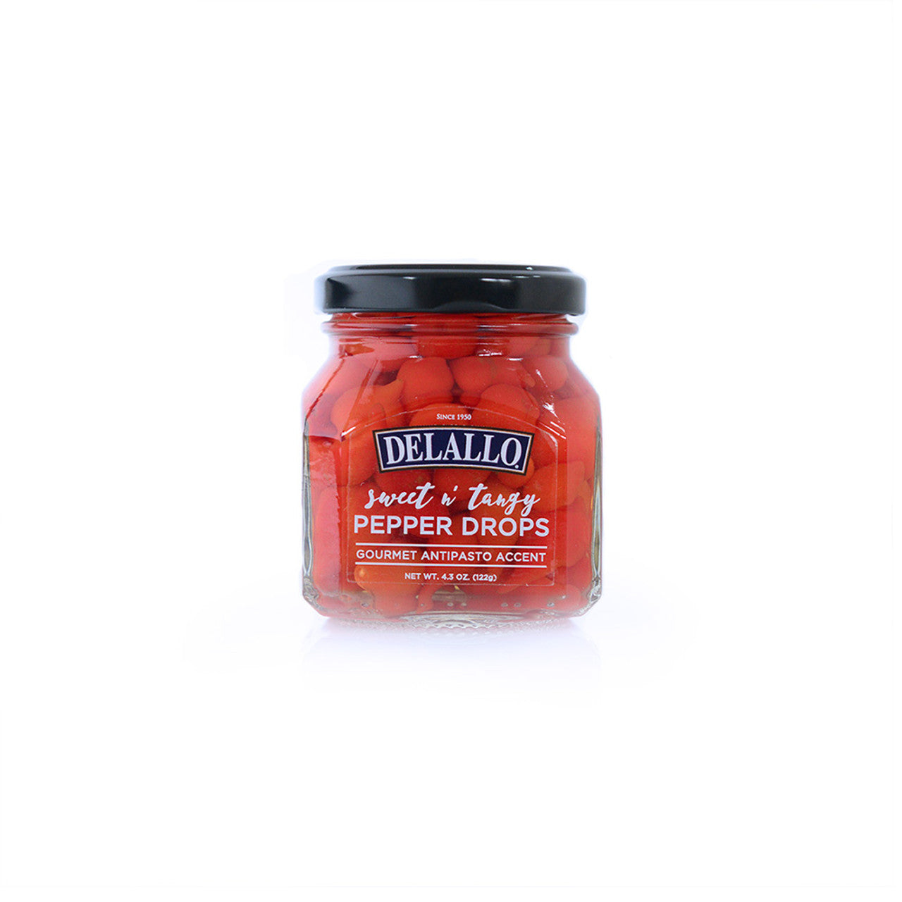 Delallo – Pepper Sweet Tangy Drops, 4.3 Oz (Pack of 6)