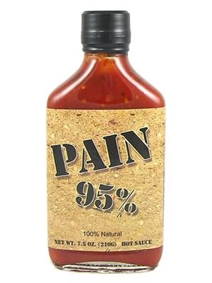 PAIN 95% Hot Sauce, 6.5oz.