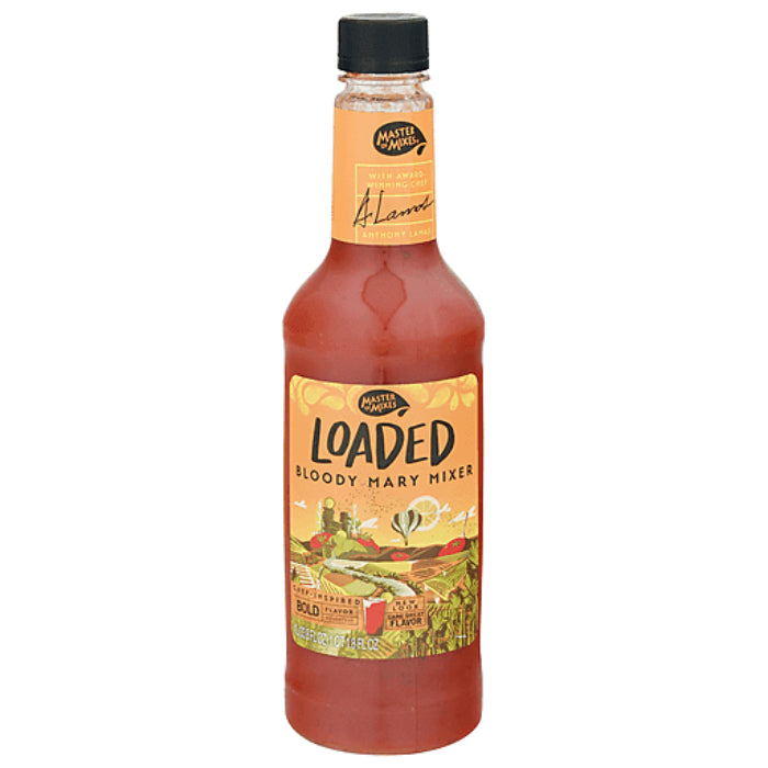Master of Mixes – Loaded Bloody Mary Mix, 33.8 oz | Pack of 6