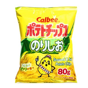 Calbee Potato Chips: Seaweed & Salt