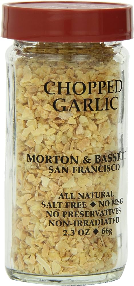 Morton & Bassett Garlic Chopped 2.3 Oz – Pack Of 3