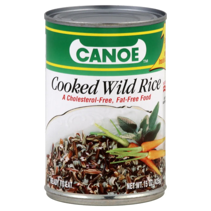 Canoe – Rice Wild Precooked Tin, 15 Oz (Pack Of 12)
