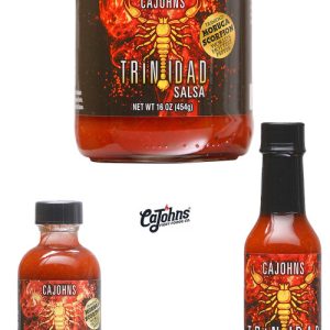 CaJohn’s Scorpion Pepper Gift Set, 1/2oz, 1/5oz, 1/16oz.