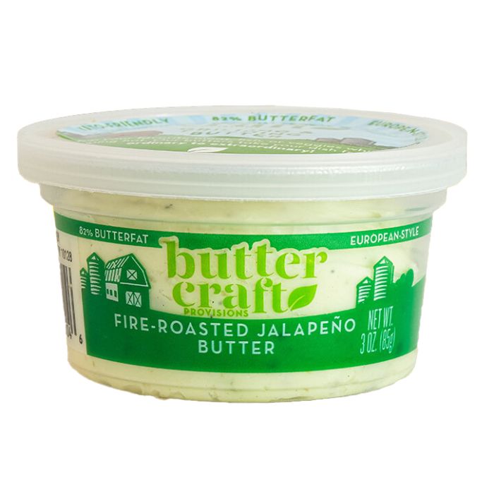 Butter Craft Provisions – Jalapeno Butter Plant-Based, 3 Oz (Pack Of 8