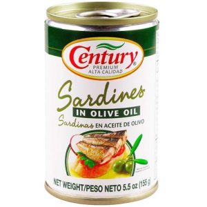 Century Premium – Sardines in Olive Oil – 155 G