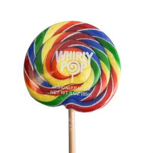 Rainbow Whirly Pops – 3 oz