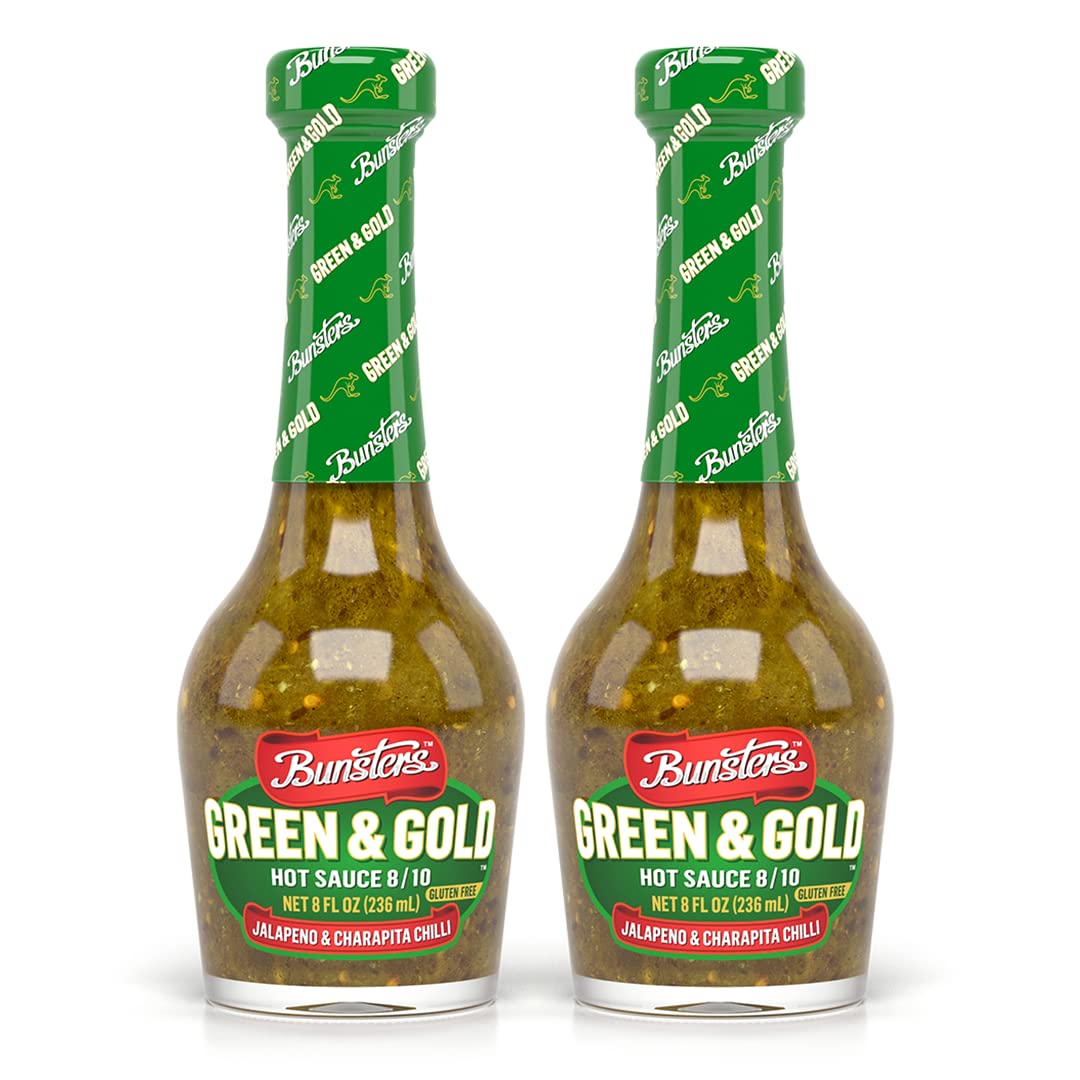 Bunsters Green and Gold Hot Sauce