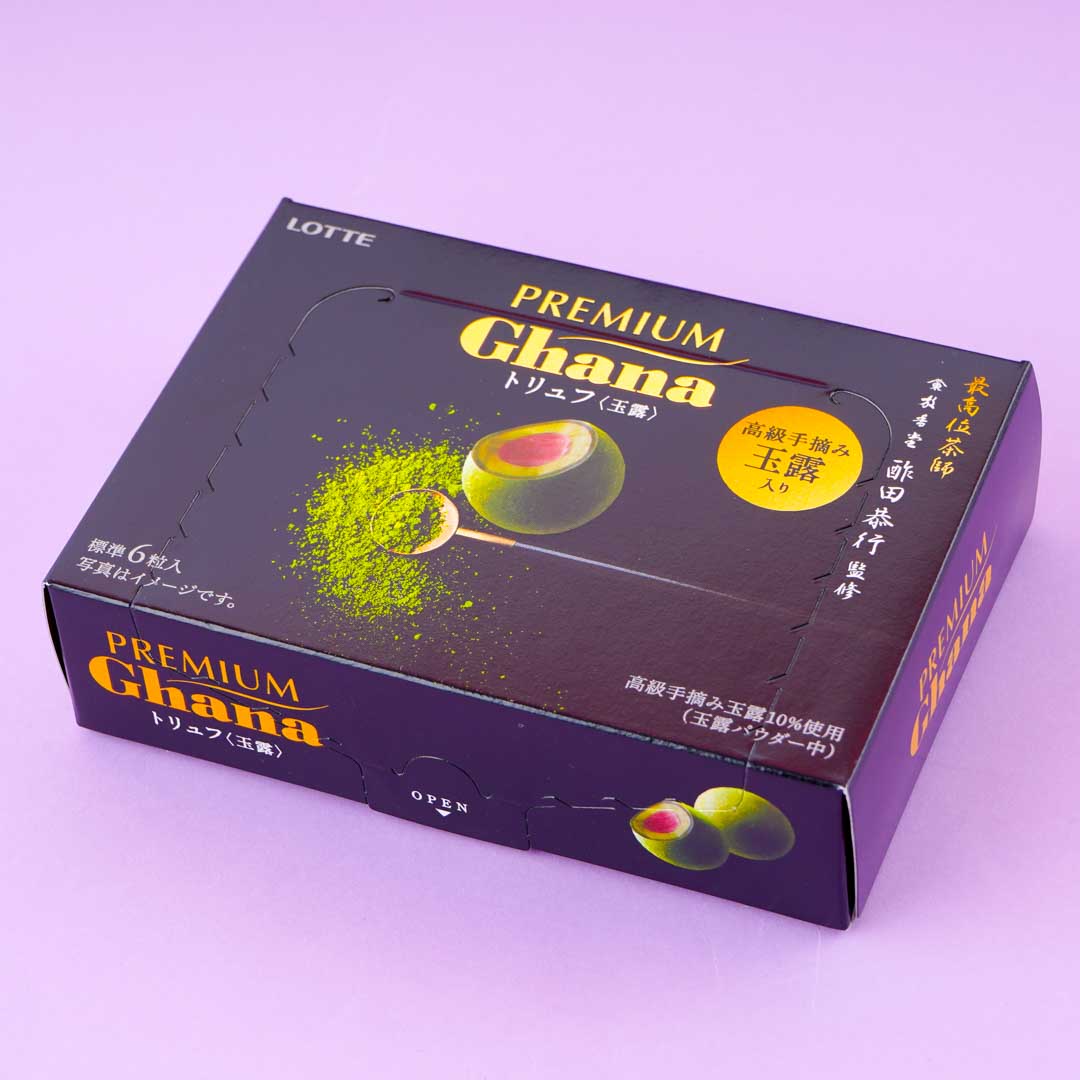 Lotte Premium Ghana Chocolate Truffles – Gyokuro Matcha