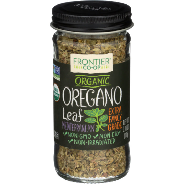 Frontier Herb – Seasoning Oregano Organic Bttl 0.36 Oz – Pack Of 1