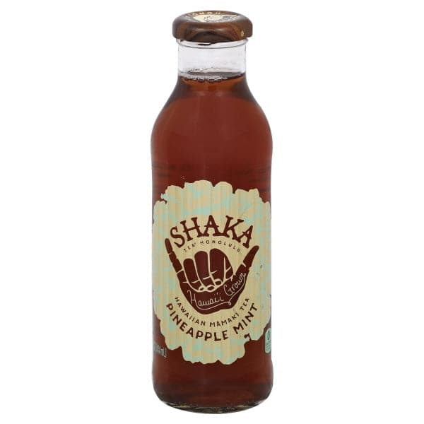 SHAKA TEA – Tea Pineapple Mint – 14 Fl Oz | Pack of 12