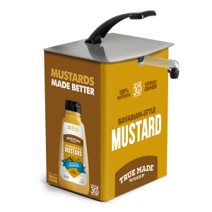 True Made German-Style Stone Ground Mustard All-Natural Bulk 3-Gallon VolPak (Bag-in-Box)