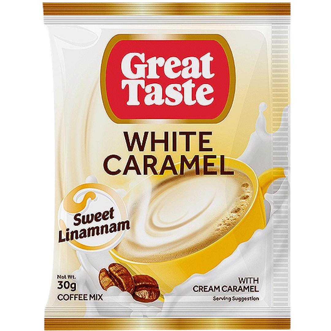 Great Taste – White Caramel – 10 Pack Sachet – 30g