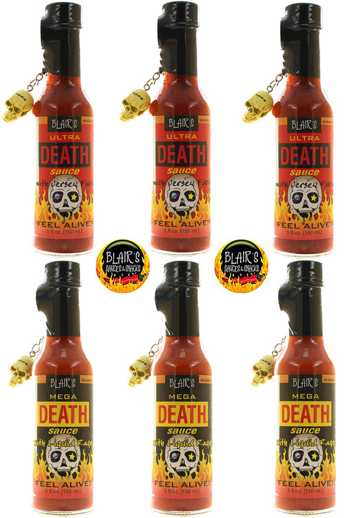 Blair’s Mega and Ultra Death Hot Sauce Gift Set, 6/5oz.