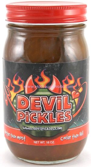 Devil Pickles, 16oz.