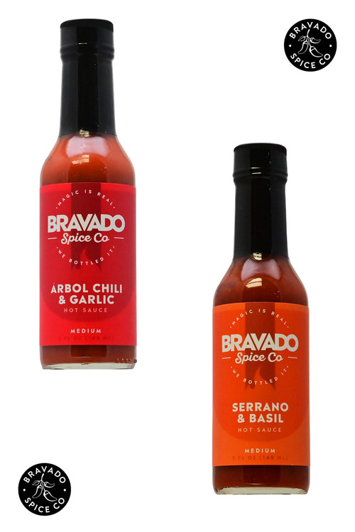 Bravado Spice Co. Arbol Garlic and Serrano Gift Set, 2/5oz.
