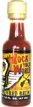 Joe Perry’s Rock your World Hot Sauce “Mini”, 2oz.