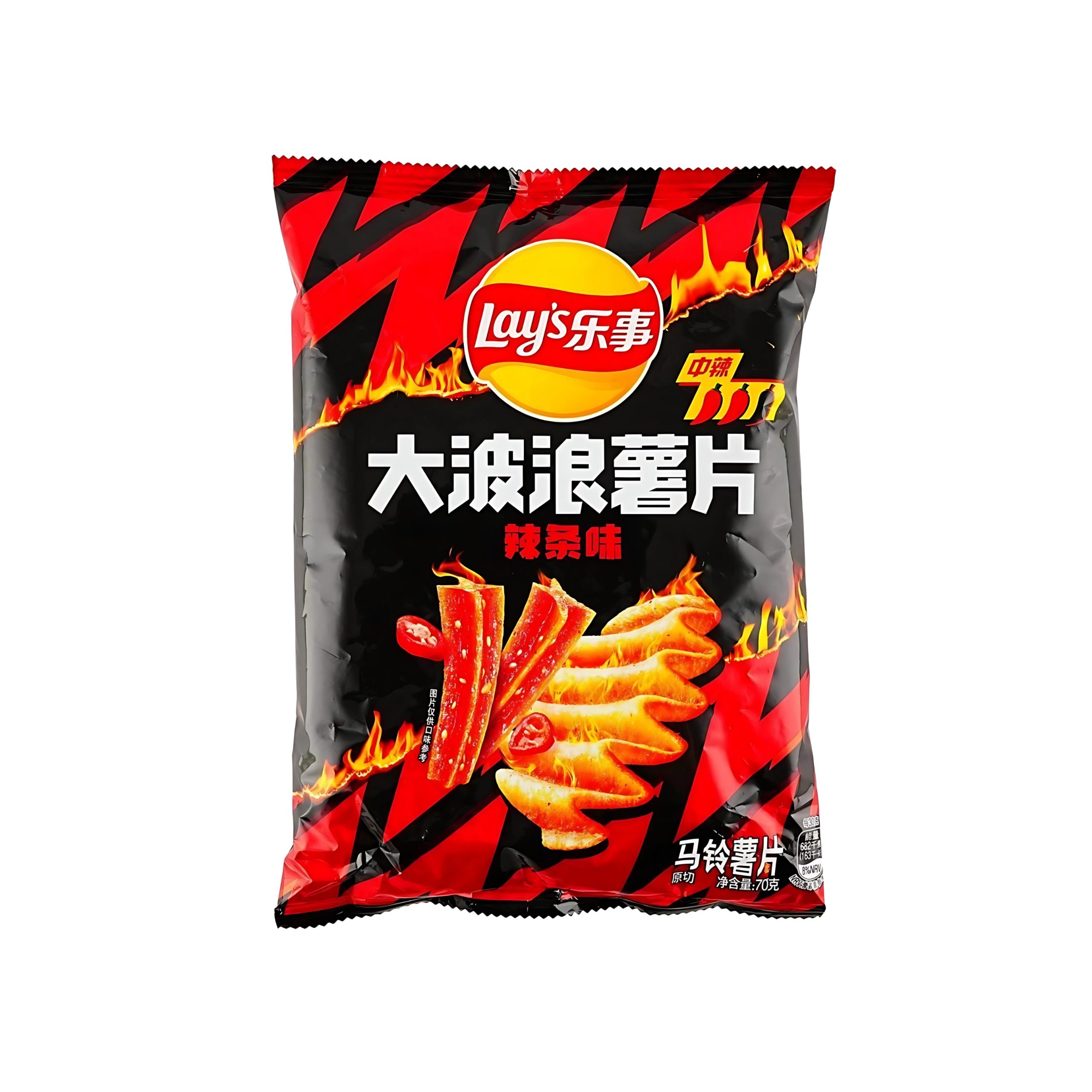 Lay’s Wavy Potato Chips Spicy Latiao Flavor (China)