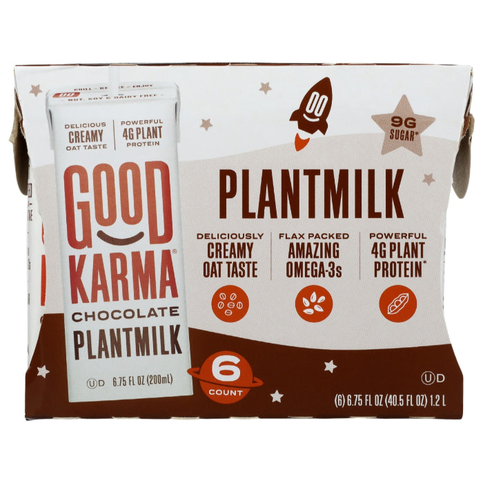 Good Karma – Milk Plant-Based Chocolate 6 PacK, 40.05 Floz (Pack of 3)