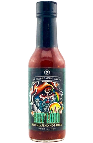 Heartbreaking Dawns Riff Lord Red Jalapeno Bread & Butter Sauce, 5oz.