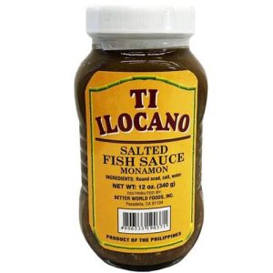 TI Ilocano – Salted Fish Sauce – Monamon – 12 OZ