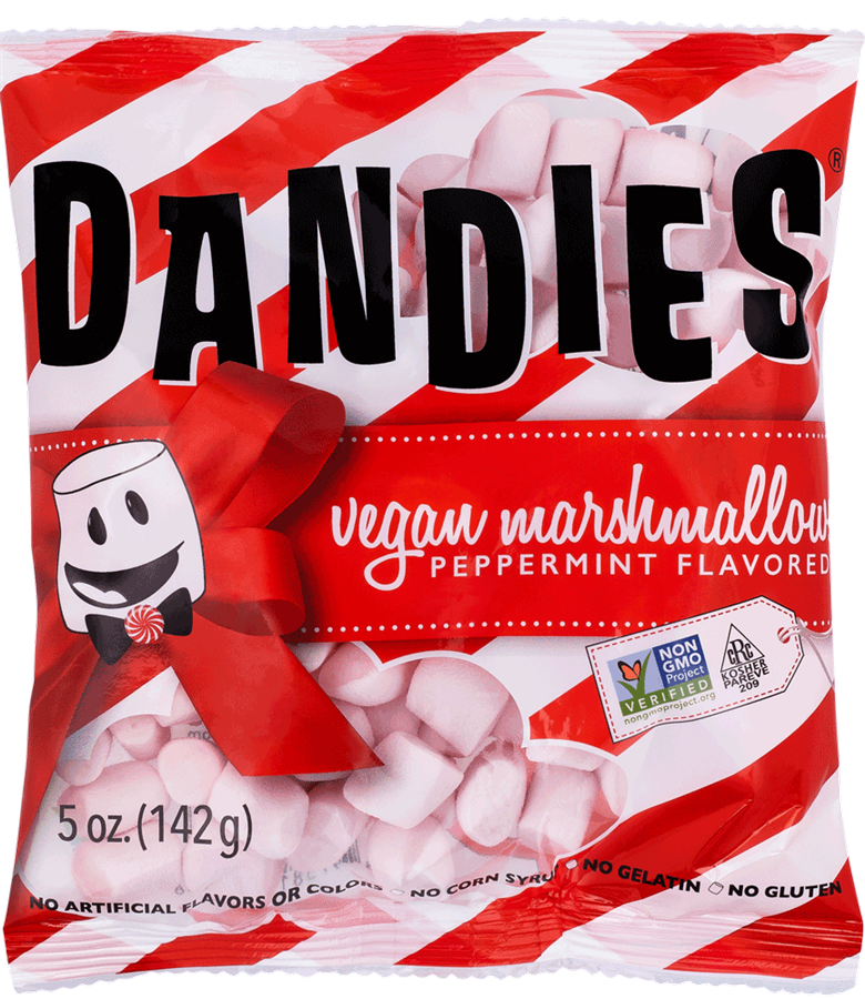 Dandies – Vegan Peppermint Marshmallows, 5 oz | Pack of 10