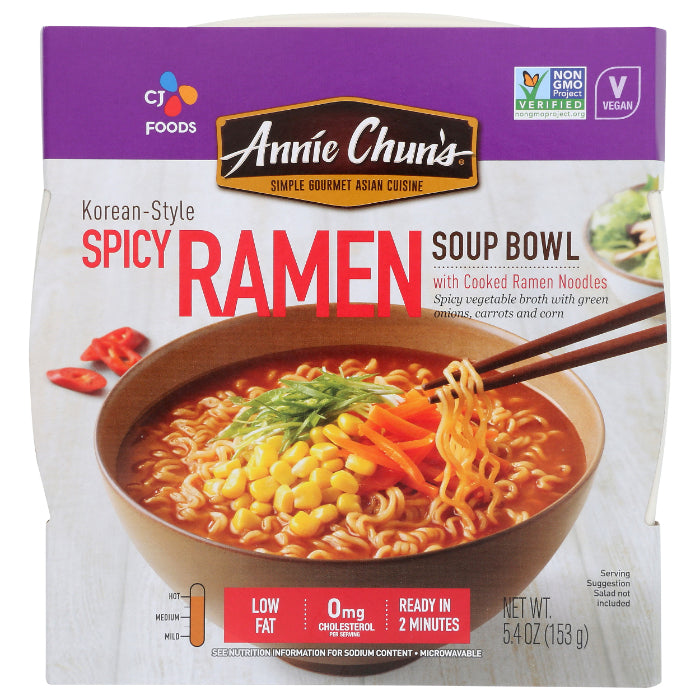 Annie Chun’s – Ramen Spicy Korean, 5.4 oz – Pack of 6