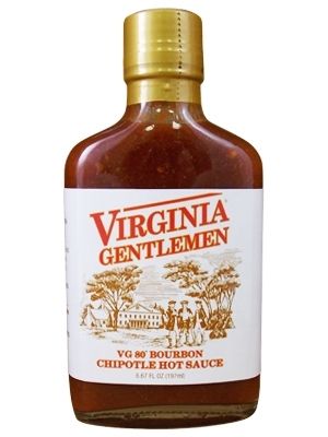 Virginia Gentleman Bourbon Chipotle Hot Sauce, 6.67oz.