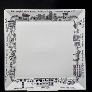 The Dish – Baltimore Large Square Platter