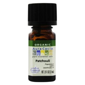 Aura Cacia – Essential Oil Organic Patchouli, 0.25 oz – Pack of 1