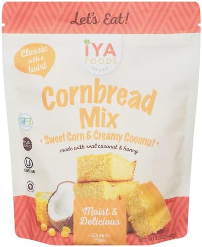 IYA FOODS LLC – MIX CORN BREAD 12 OZ – Pack of 6
