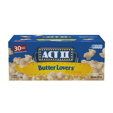 ACT II Butter Lovers Microwave Popcorn, 2.75 oz. (32 pk.)