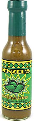 Denzel’s Gourmet Jalapeno Hot Sauce, 5oz.