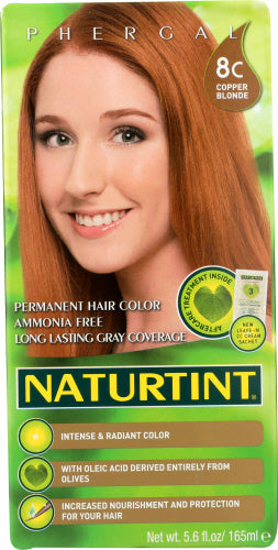 Naturtint Hair Color 8C Copper Blonde 5.75 FO – Pack of 3