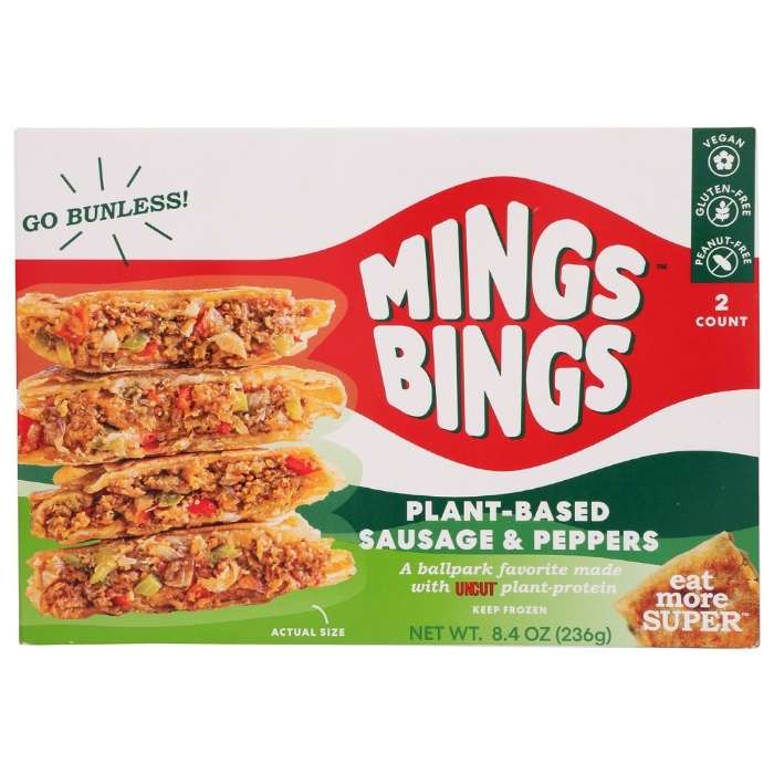 Mings Bings – Plant-Based Sausage & Pepper Bings, 9oz