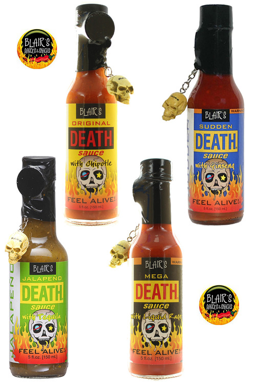 Blair’s Extreme Death Sauce 4 Pack, 4/5oz.