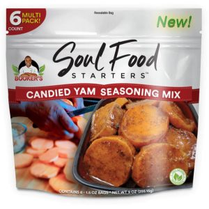 Booker’s Soul Food – Starter Seasoning Mix Candied Yams, 9 oz – Pack o