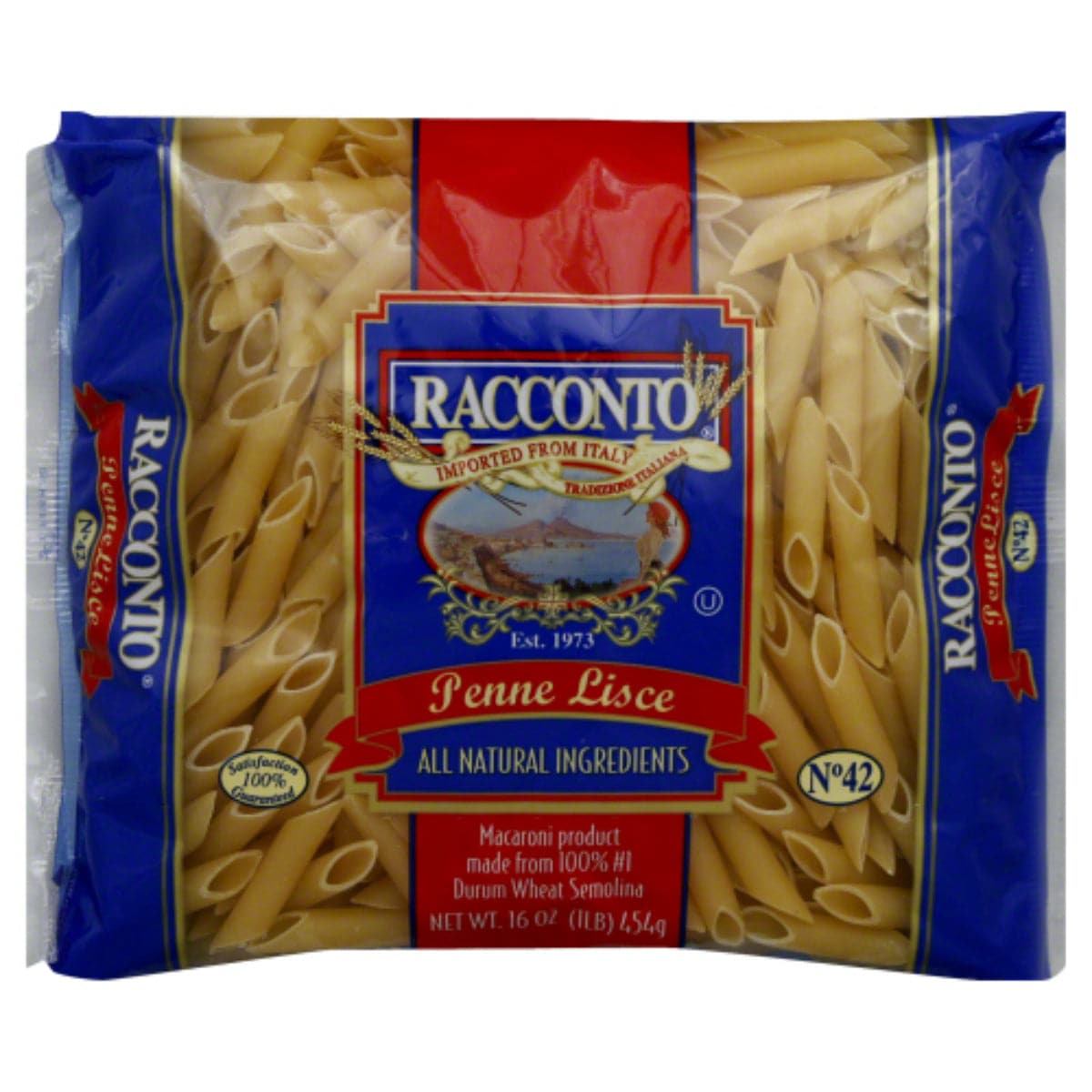Racconto – Pasta Penne Lisce 16 OZ – Pack of 20